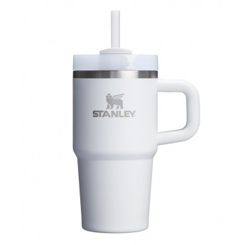 Термокружка STANLEY QUENCHER H2.0 0,59L (10-13991-002) с трубочкой, белая Термокружка STANLEY QUENCHER H2.0 0,59L (10-13991-002) с трубочкой, белая